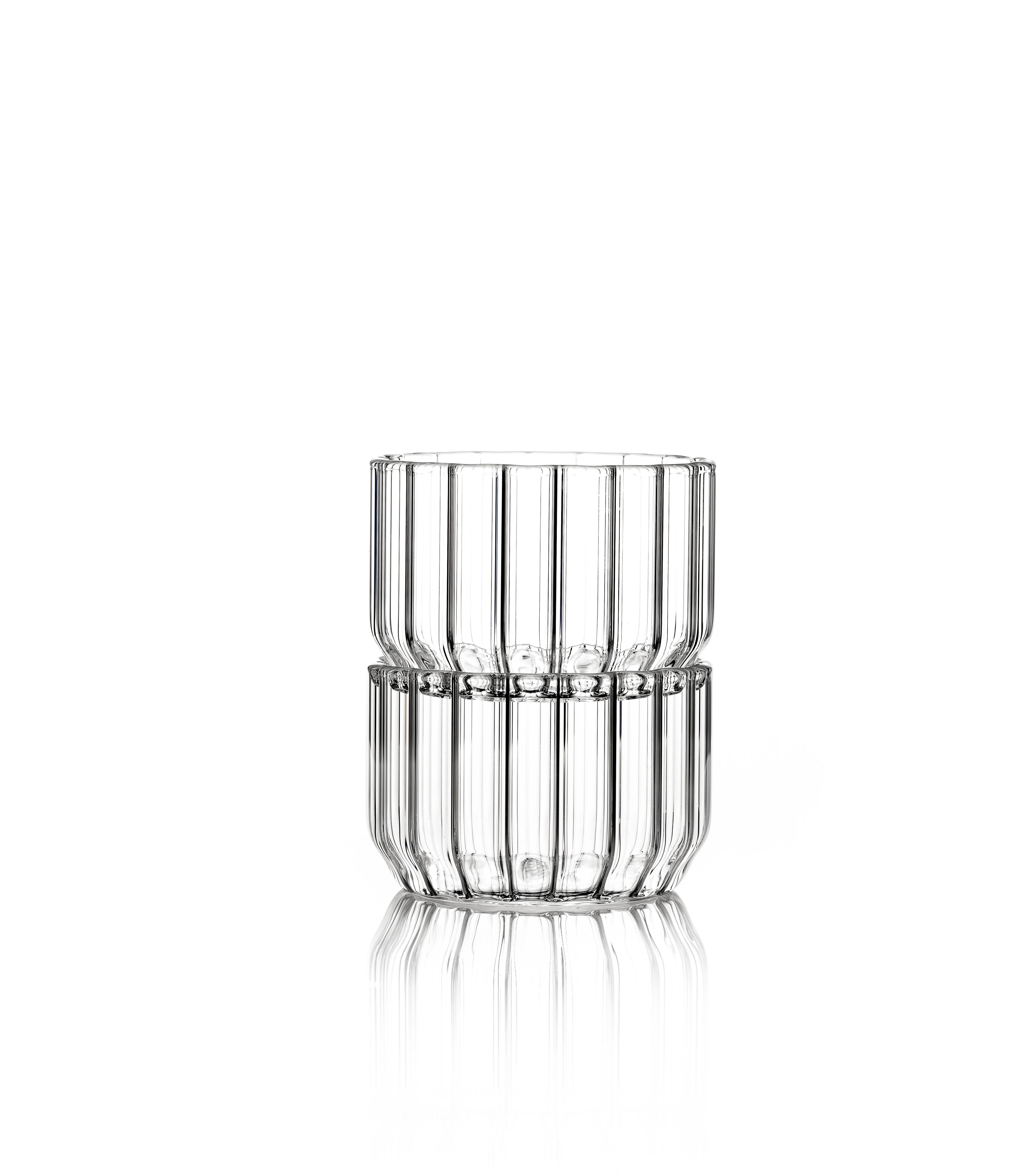 fferrone Czech Contemporary Minimal Dearborn Medium Aperitif Glass Bowl Handmade For Sale 2