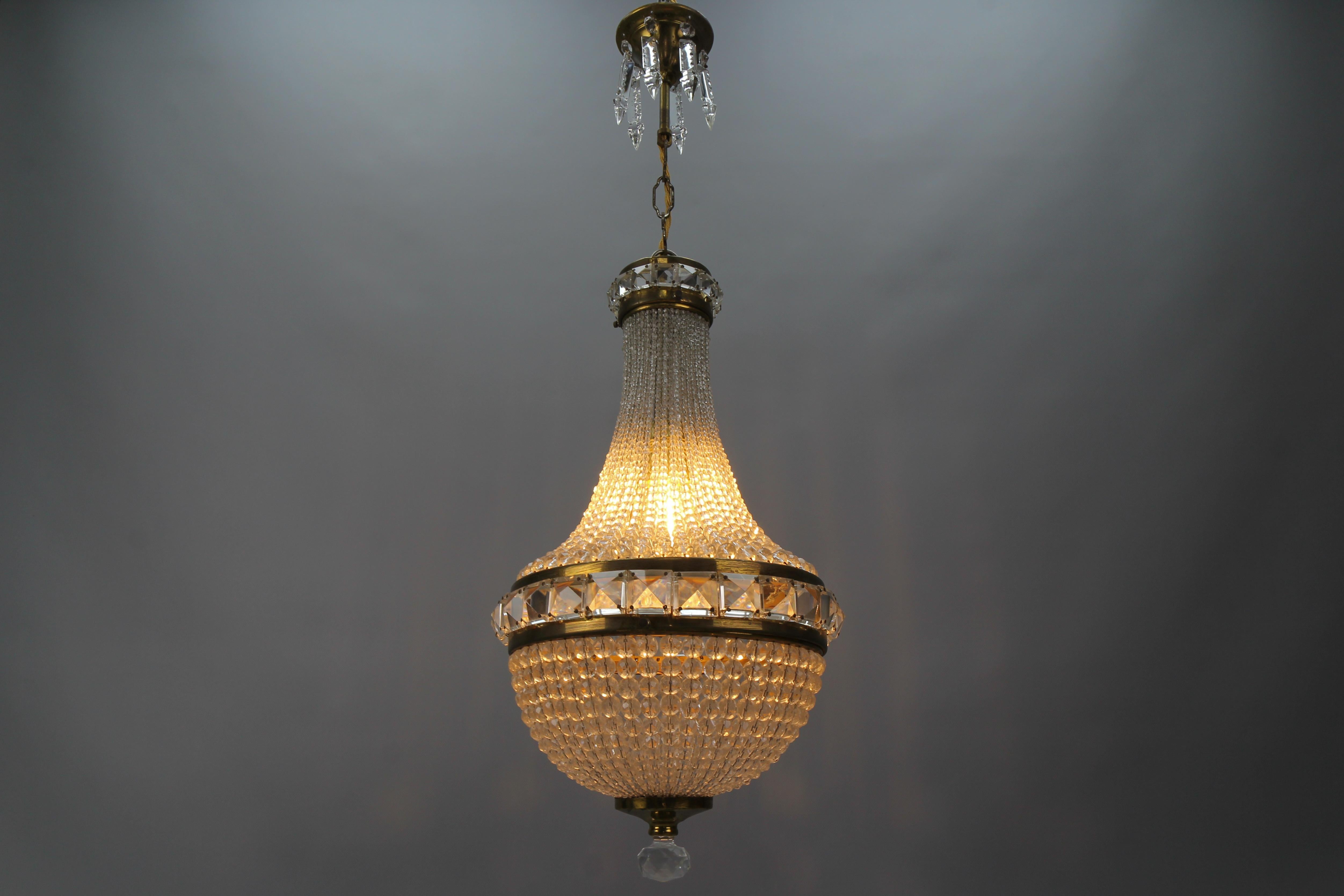 antique czech crystal chandeliers