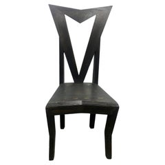 Vintage Czech Cubist Side Chair design by Pavel Janak for Modernista