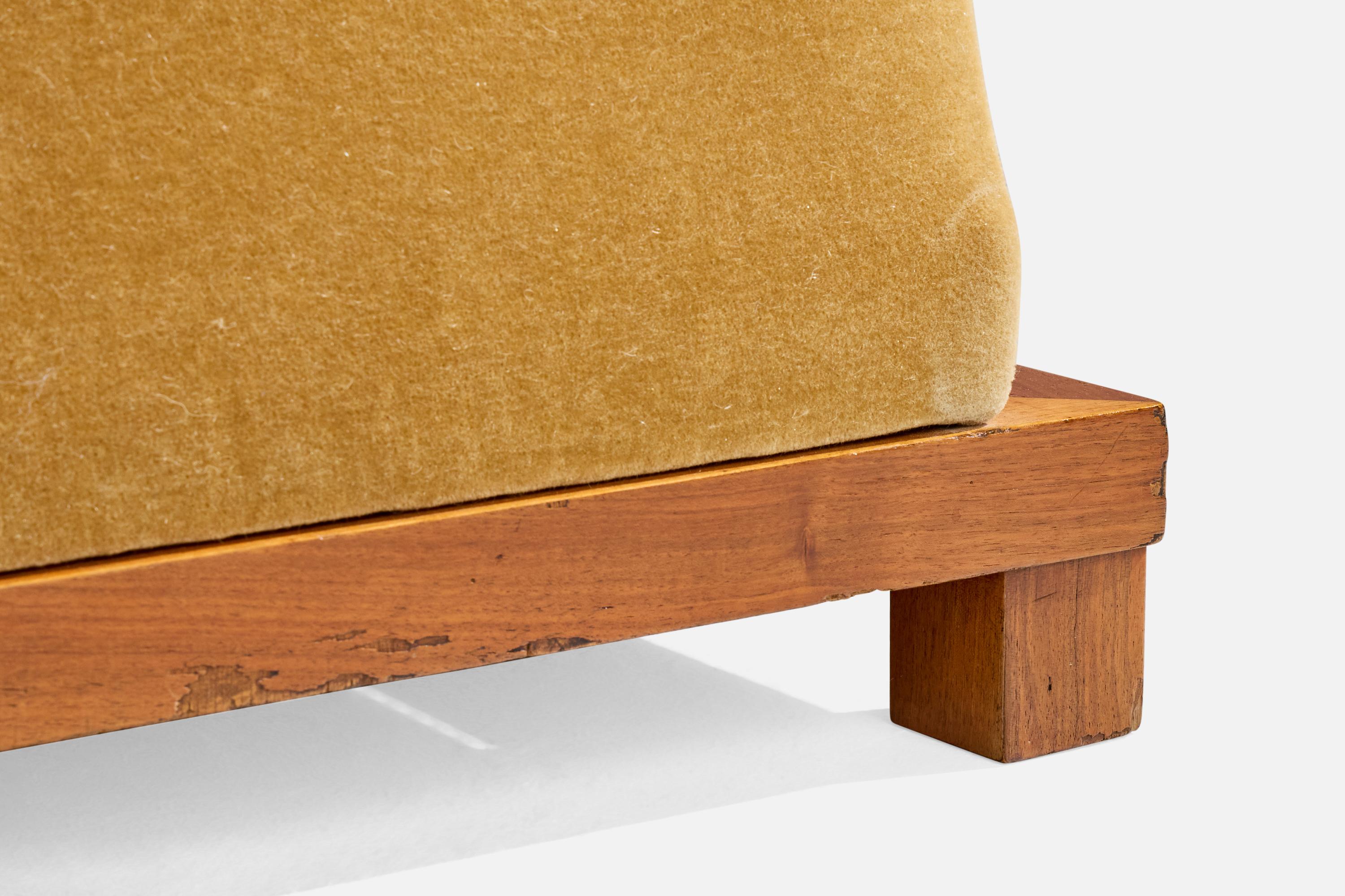 Design/One, chaises longues, Wood, velours, République tchèque, années 1930 en vente 1