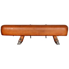 Czech Gymnastics Pommel Horse Bench Long, 1930s