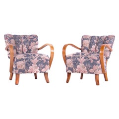 Czech Interwar Avantgard Design Armchairs H-237 by Jindrich Halabala 'Up Zavody'