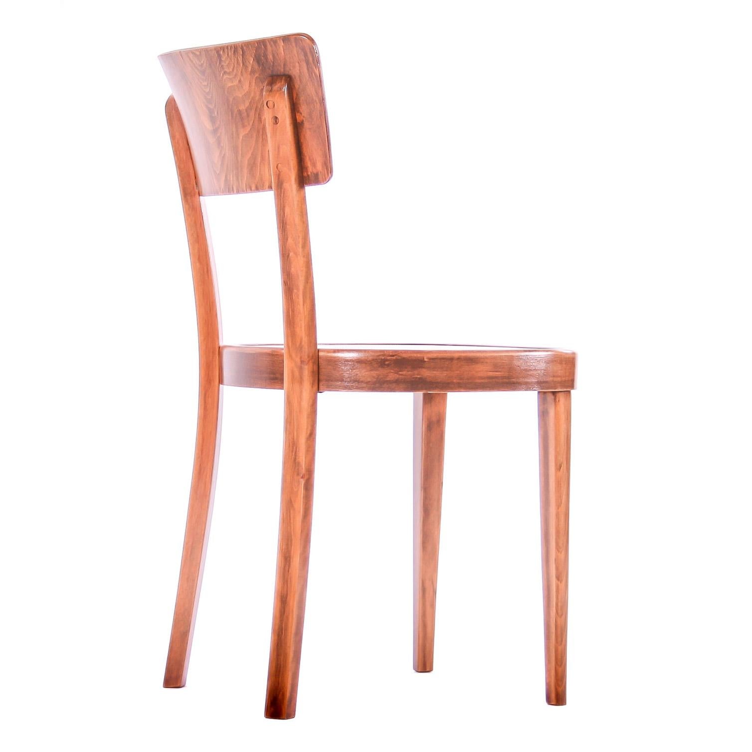 Czech Interwar Avantgard Design Dining Chairs by Jindrich Halabala 'UP Zavody' For Sale 1