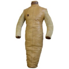 Czech Leather Wrestling Dummy, circa 1950s