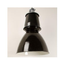 Czech Massive Industrial Loft Lamp, 1960s