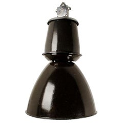 Czech Massive Industrial Loft Lamp, 1960s