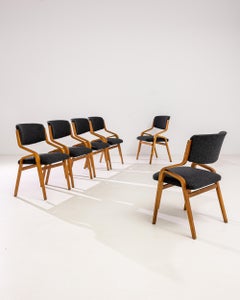 Czech Mid-Century Modern Chairs by Holesov, Set of Six