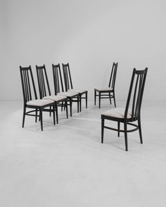 Czech Mid-Century Modern Dining Chairs, Set of Six
