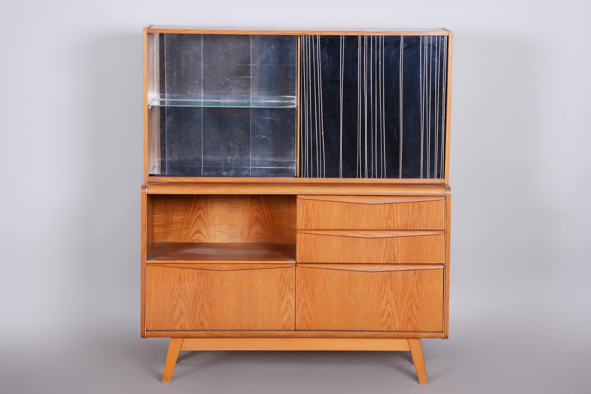 Czech mid-century sideboard.

Material: Ash
Original very well preserved condition

We guarantee safe a the cheapest air transport from Europe to the whole world within 7 days.
The price is the same as for ship transport but delivery time is