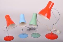 Czech Midcentury Table Lamps, Original Condition, 1960s, Designed by Josef Hůrka