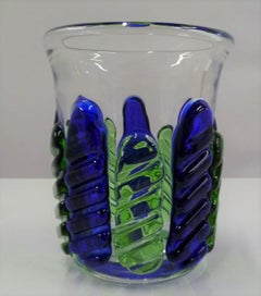 Czech Modern Blown Glass Vase by Ježek Pavel, Czechoslovakia, 1975