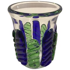 Czech Modern Blown Glass Vase by Ježek Pavel, Czechoslovakia, 1975