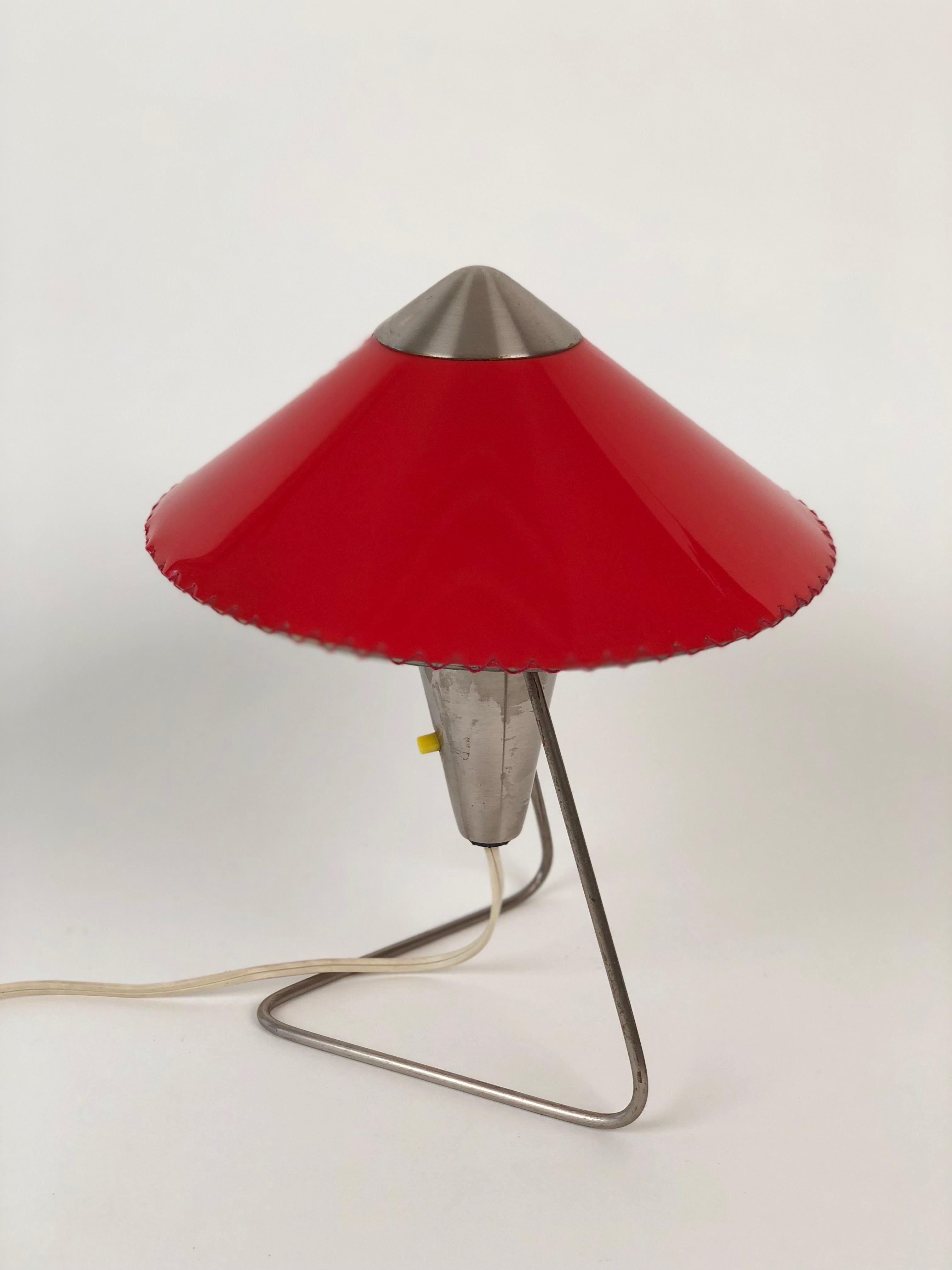 Czech Modernist Desk Lamp by Helena Frantova, 1953 In Good Condition For Sale In Vienna, Austria