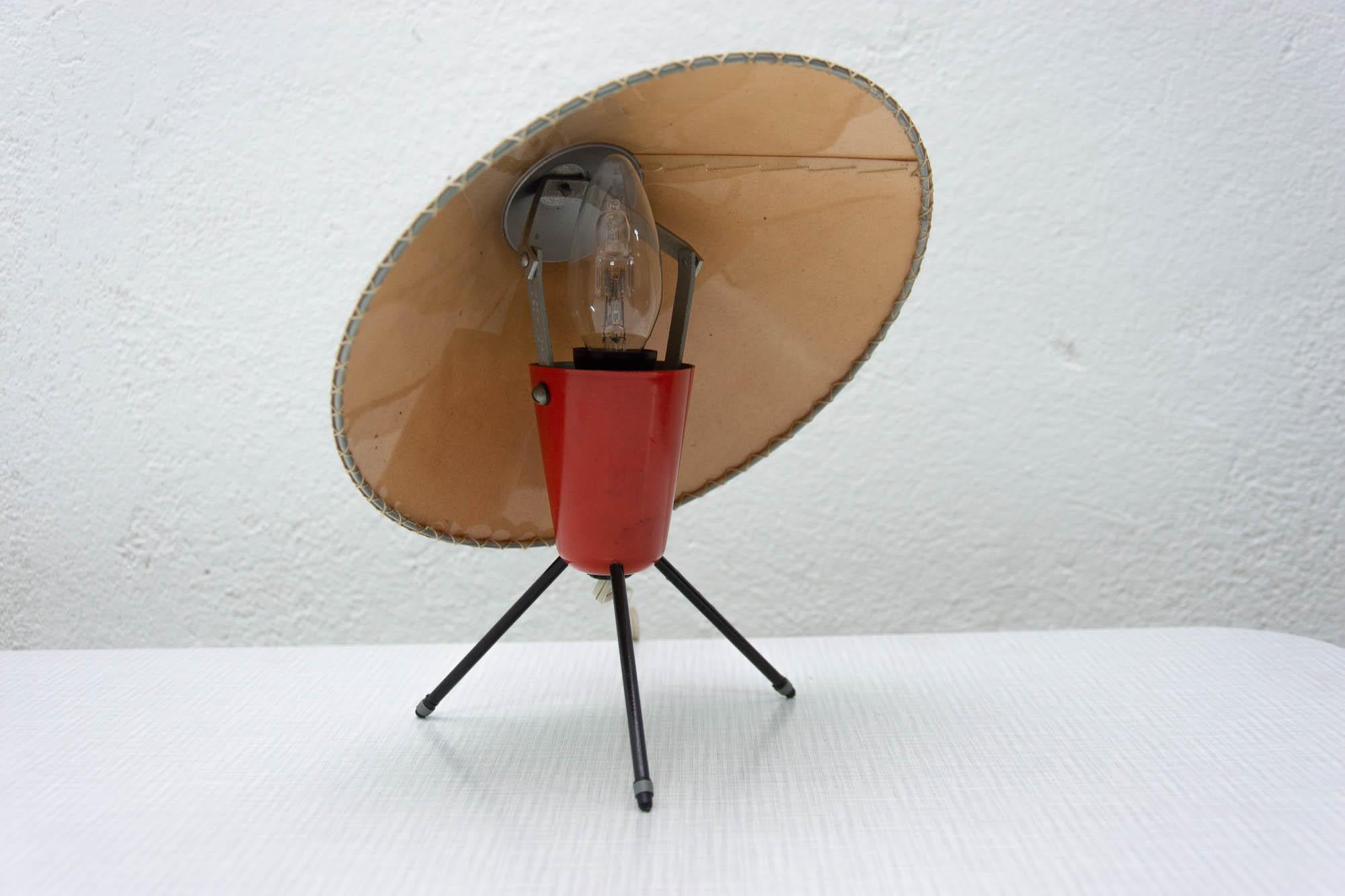 20th Century Czech Modernist Tripod Desk Lamp by Helena Frantova for Okolo, Czechoslovakia