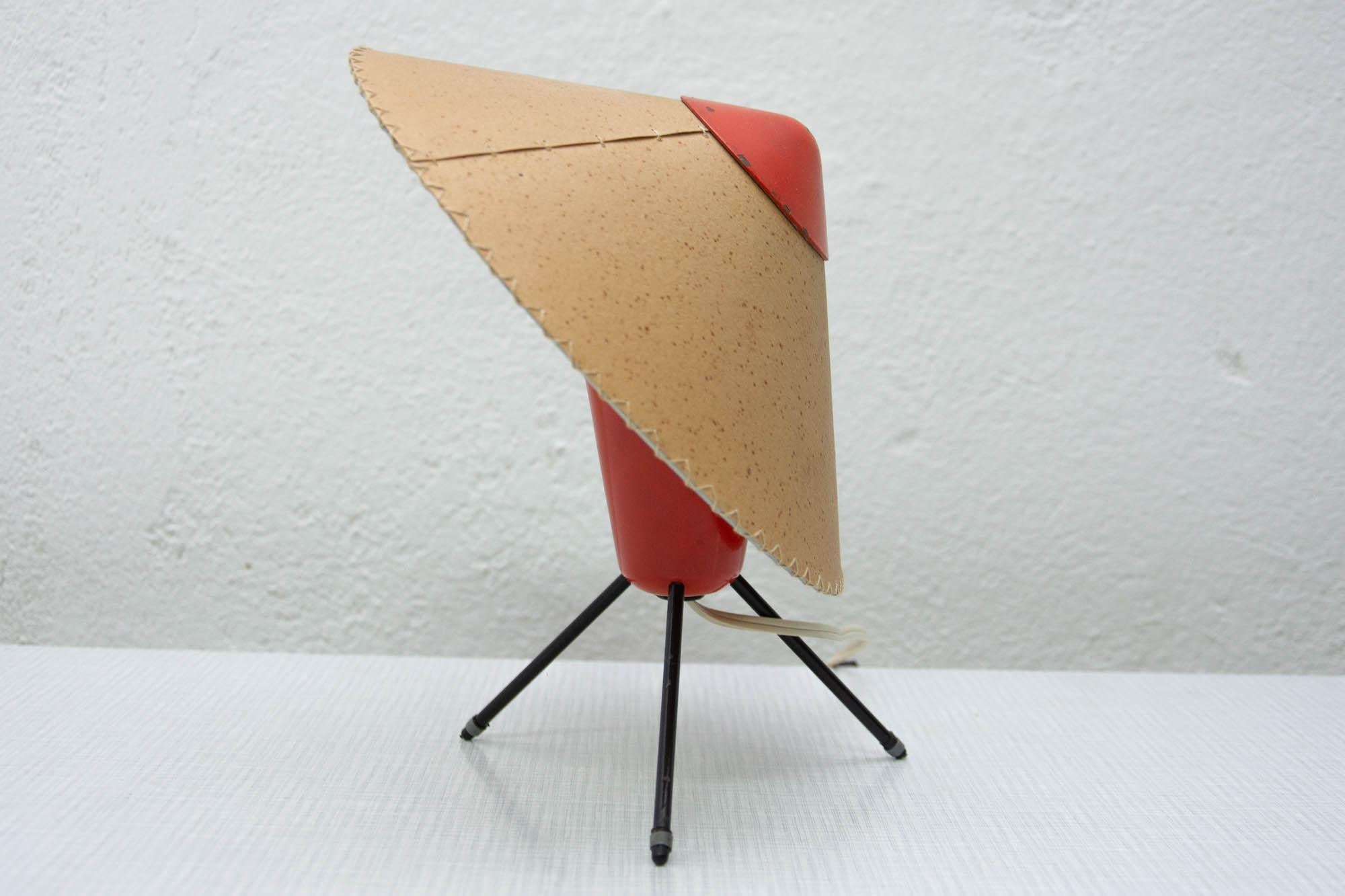 Czech Modernist Tripod Desk Lamp by Helena Frantova for Okolo, Czechoslovakia 1