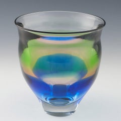 Czech Mstisov or Moser Duha Range Bell Vase Designed 1964