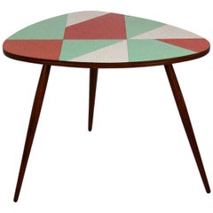 Vintage Czech Multicolored Formica Coffee Table from Drevopodnik Brno, 1963