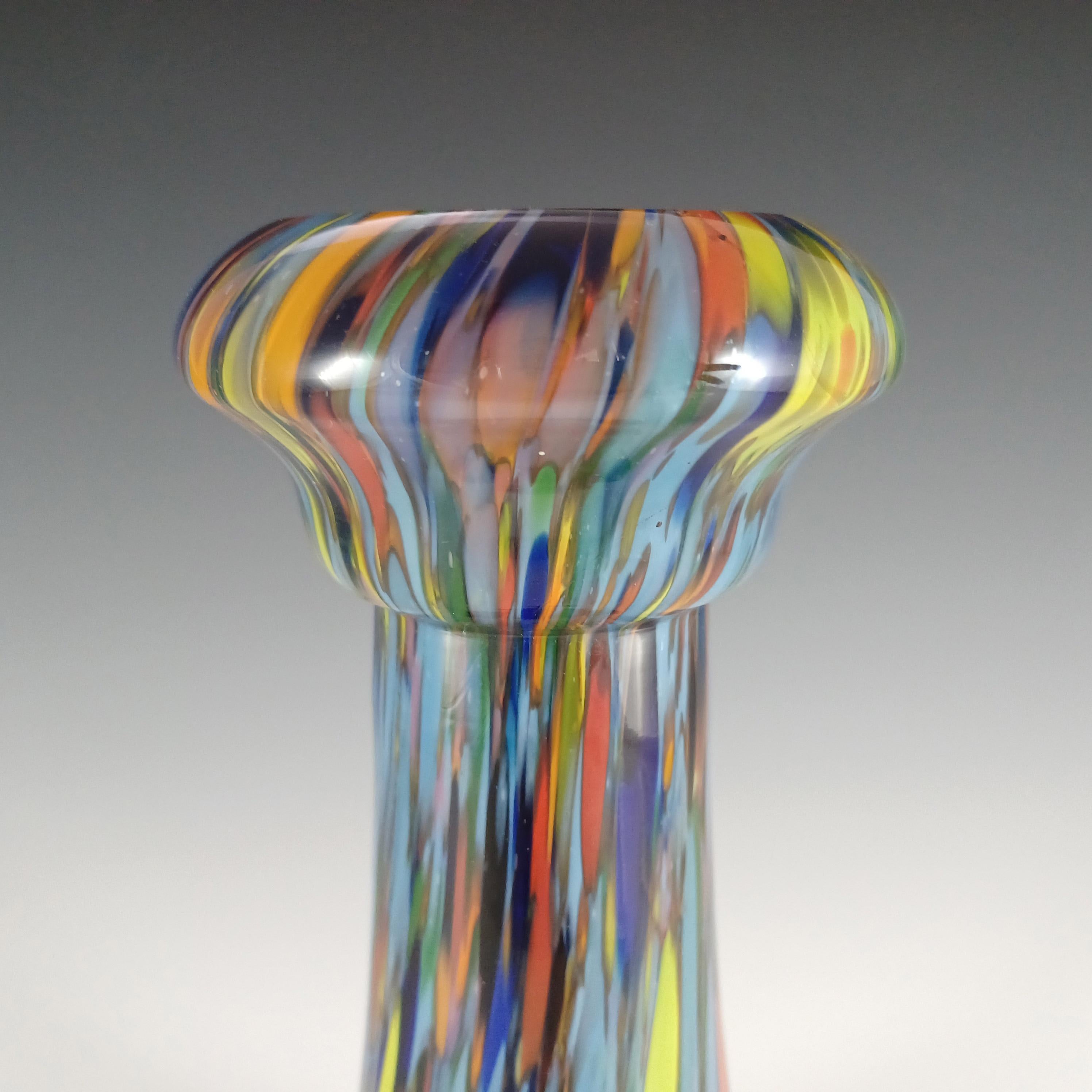 Pareja de jarrones checos de cristal salpicado art déco multicolor en Bastante bueno estado para la venta en Bolton, GB