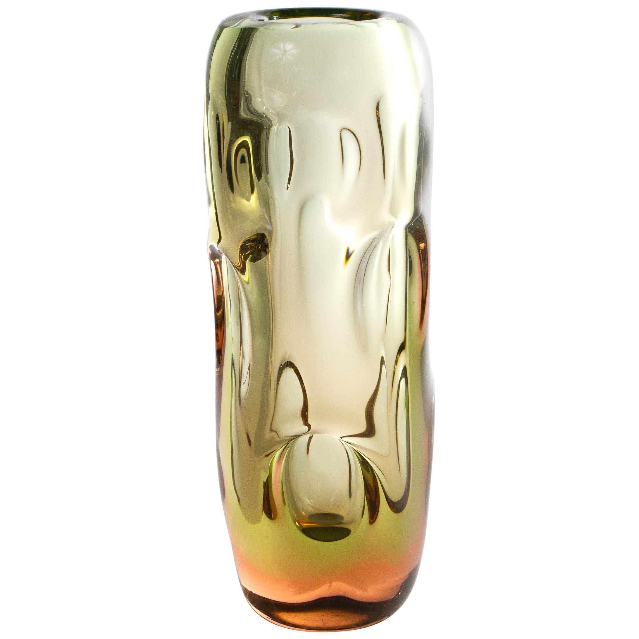 Czech Polimorphic Glass Vase