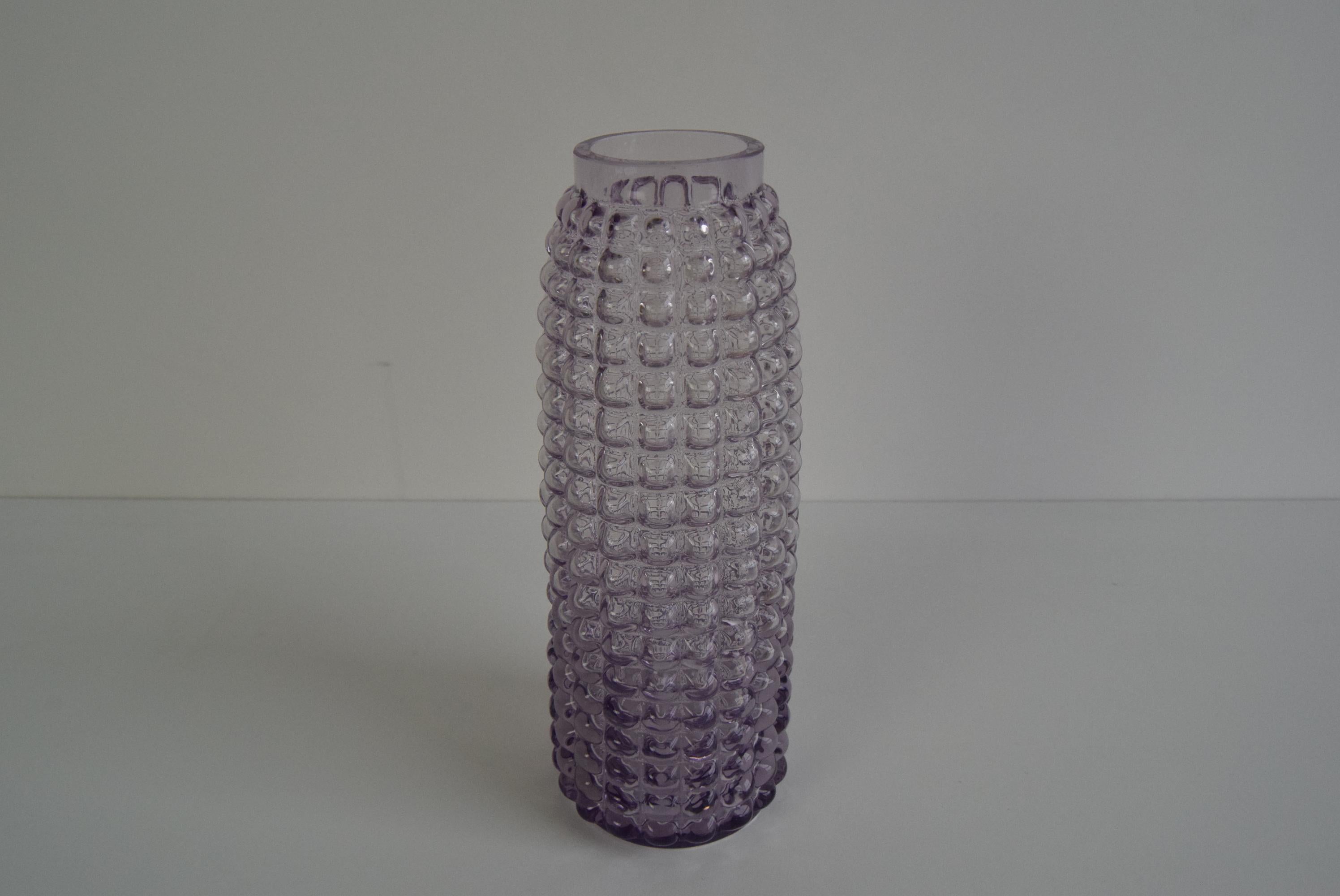 Verre d'art Vase tchèque Prachen de Frantisek Koudelka  1970's. en vente