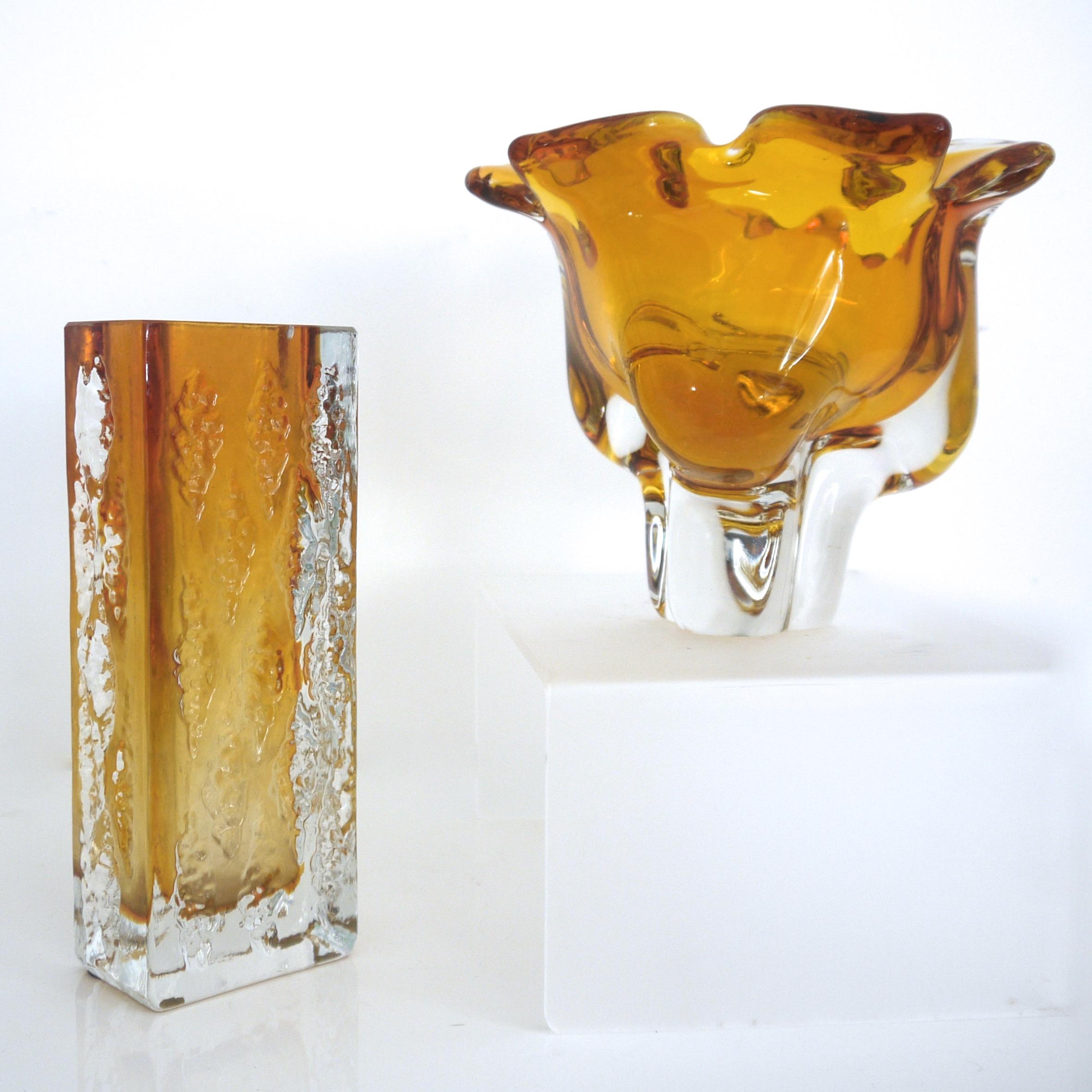 The Chribska glassworks was founded in the early 15th century, and stayed in production until very recently. In 1882. Chribska became part of the Borske Sklo National Corporation during the 1950s. Chief designer at this time was Josef Hospodka, who