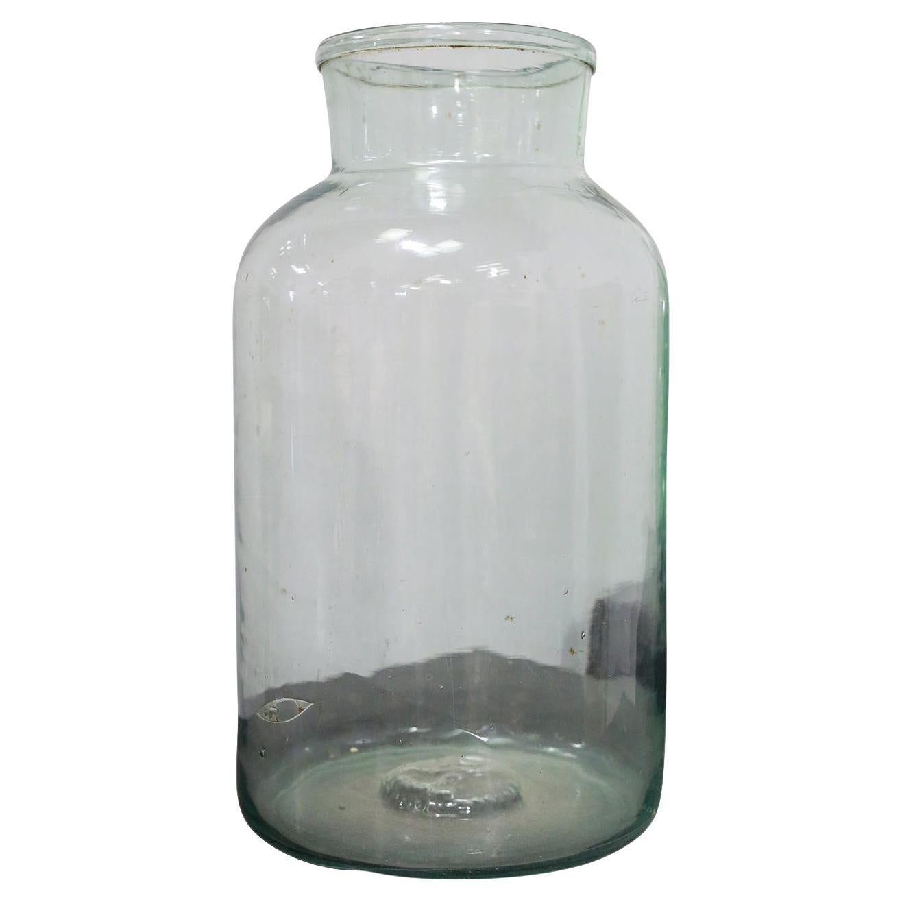 Czech Republic Hand-Blown Industrial Jar