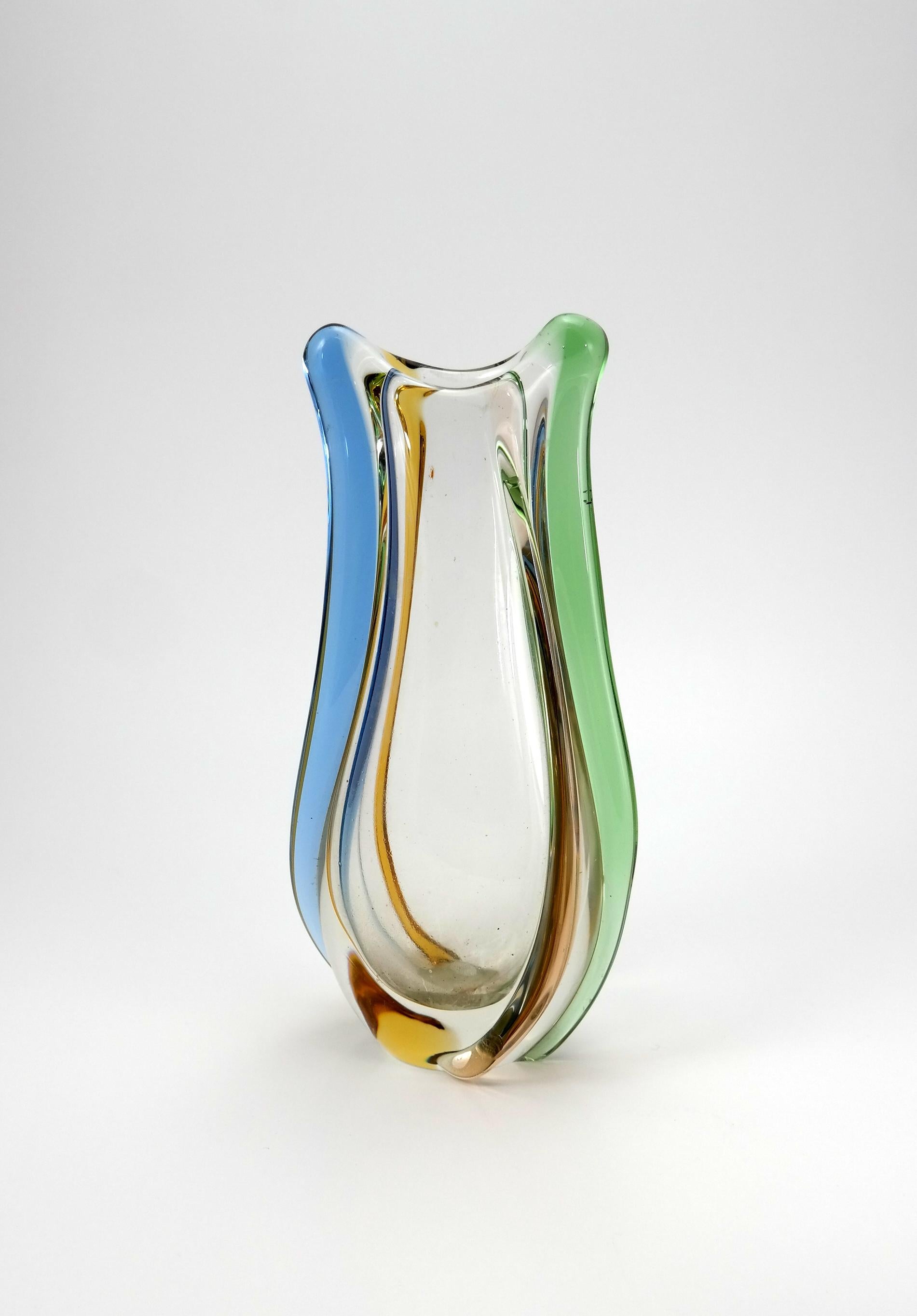 Tchèque Vase Rhapsody tchèque par František Zemek pour Mstisov Glass Factory, années 1960
