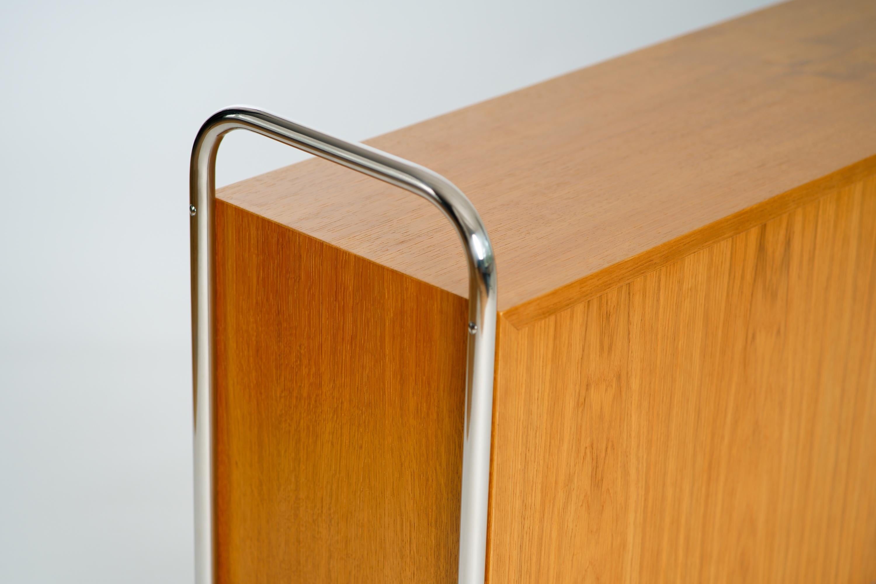 Steel Czech Sideboard from UP Závody, 1950s