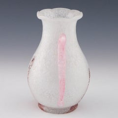 Czech Skrdlovice 'Antique Glass' Vase Designed Emanuel Beranek, 1945