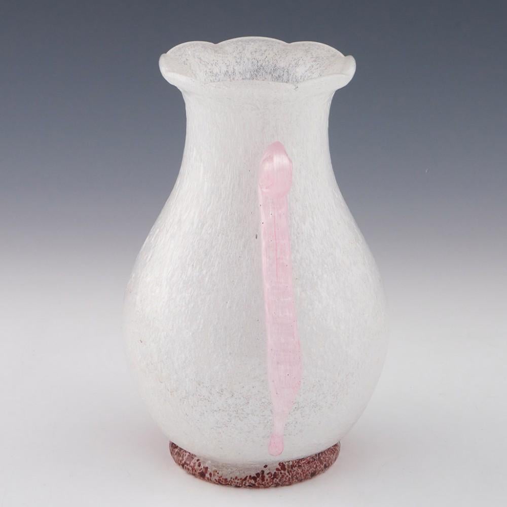 Czech Skrdlovice 'Antique Glass' Vase Designed Emanuel Beranek, 1945 For Sale 1
