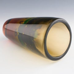 Czech Skrdlovice Olympia Range Vase Designed by Vladimir Jelinek 1964