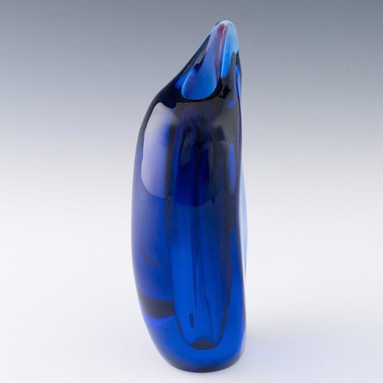 Metà XX secolo Vaso Skrdlovice ceco disegnato da Marie Stahlikova 1960 in vendita