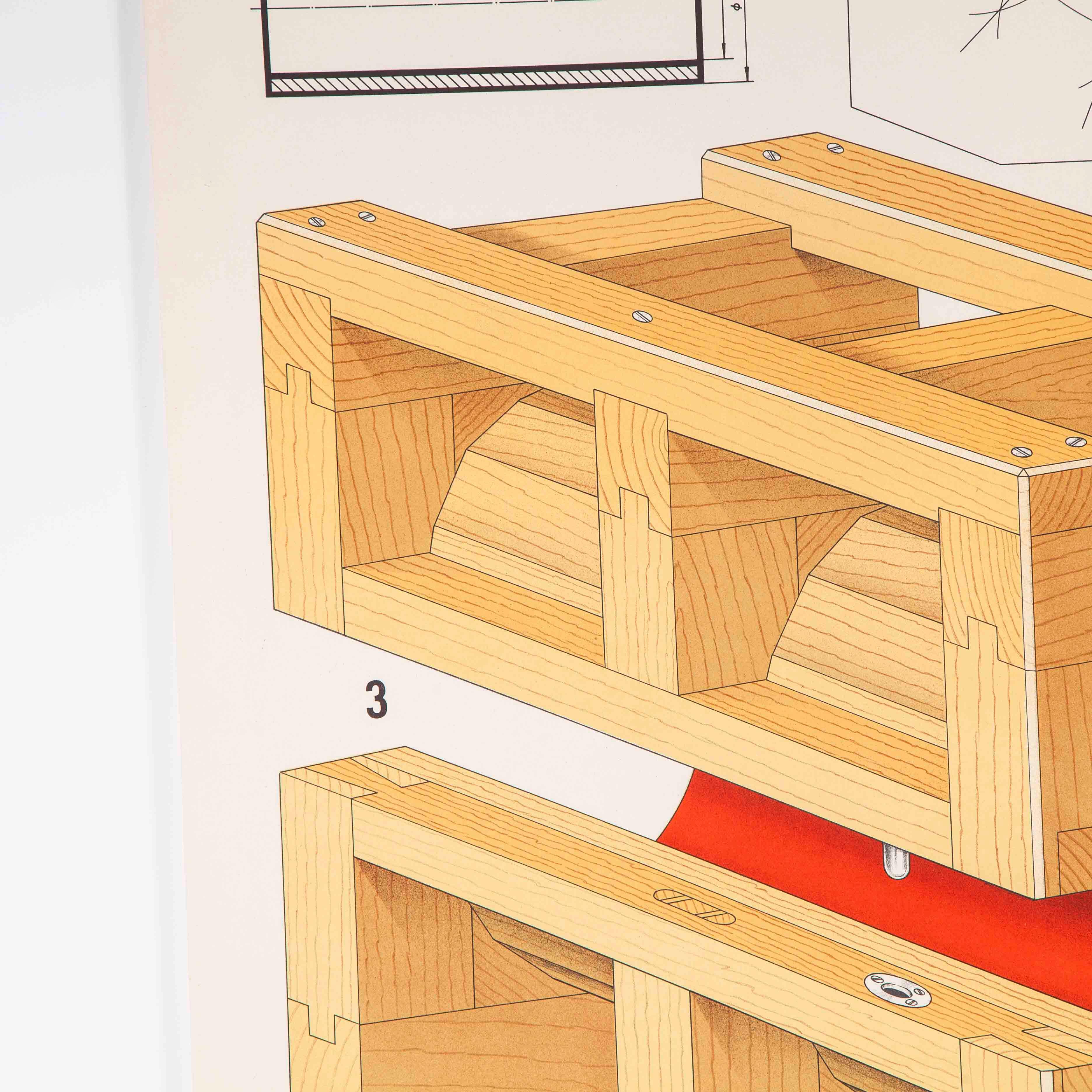 Dessin industriel technique tchèque:: poster sur l'ingénierie des moules de fonderie:: 23 en vente 1