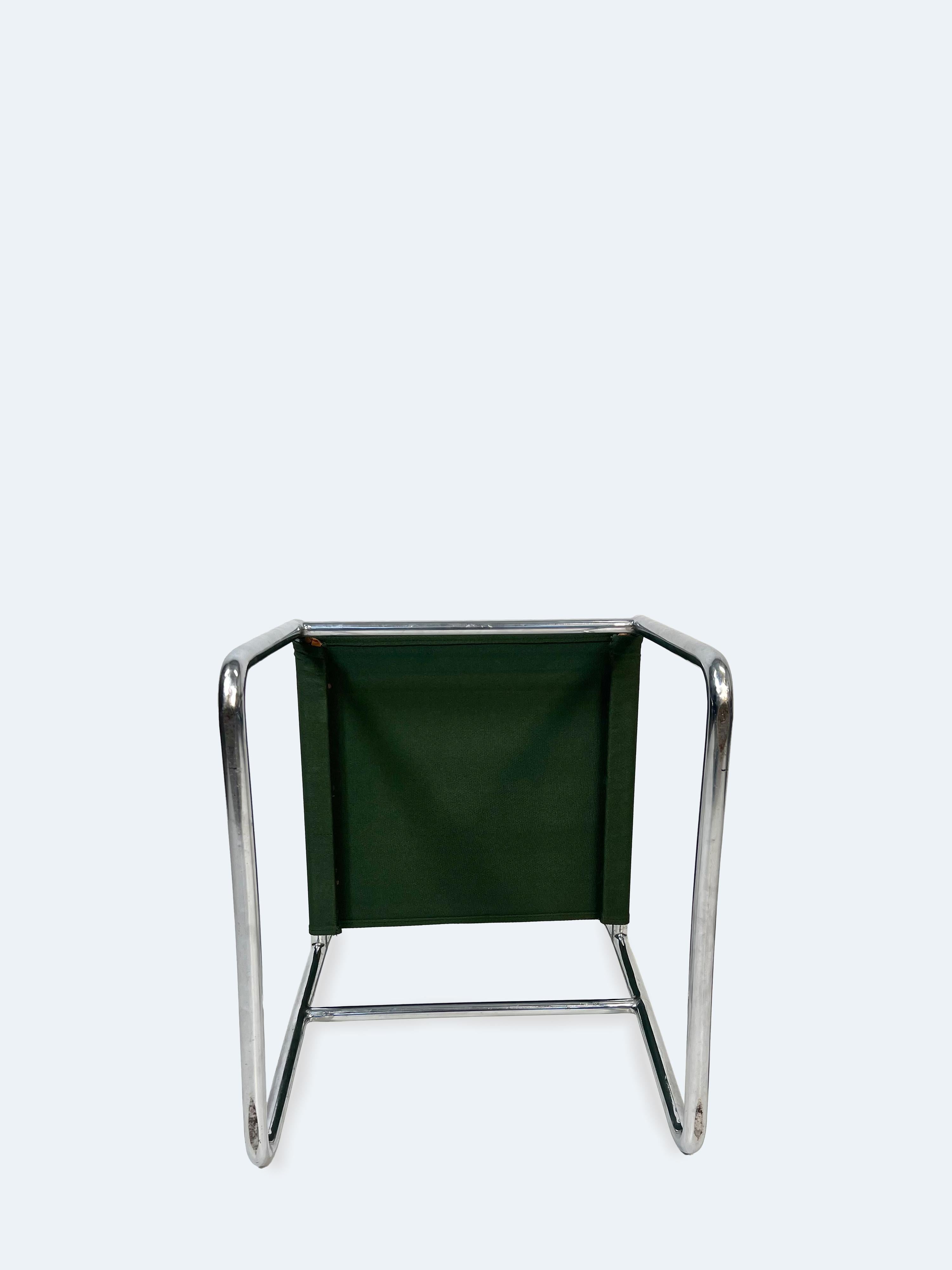 Mid-20th Century Czech Tubular Steel Chair by Hynek Gottwald, 1930s For Sale