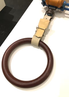 Czech Vintage Gymnastic Gym Ring Training Workout III, 1940s