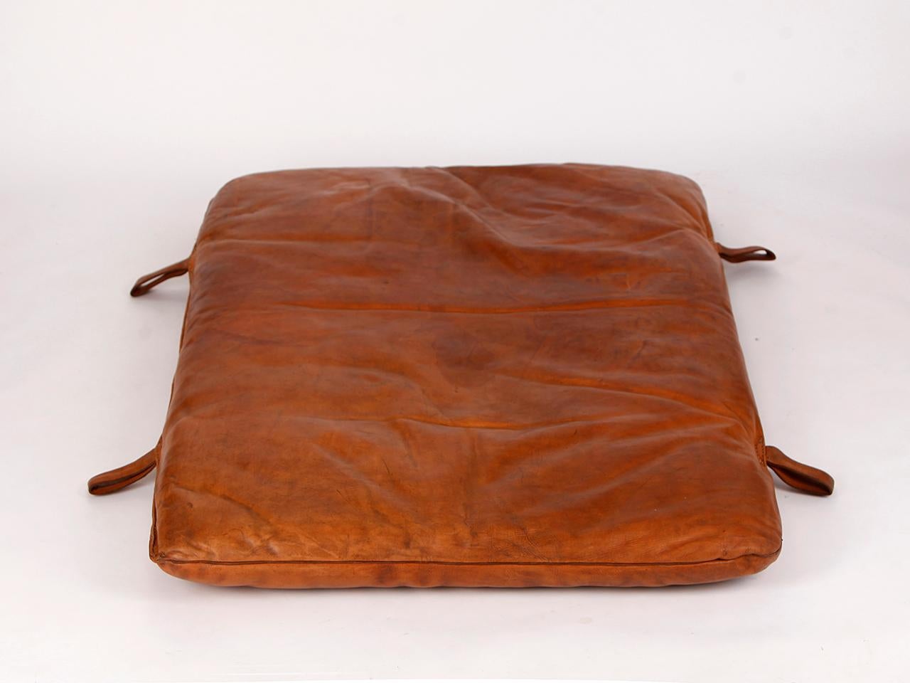 Mid-Century Modern Czech Vintage Leather Gym Mat, 1930s