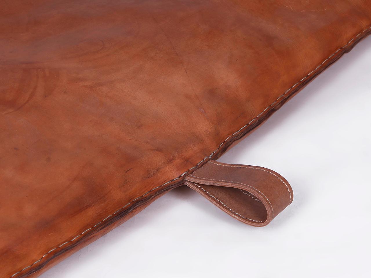 Industrial Czech Vintage Leather Gym Mat A, 1930s For Sale