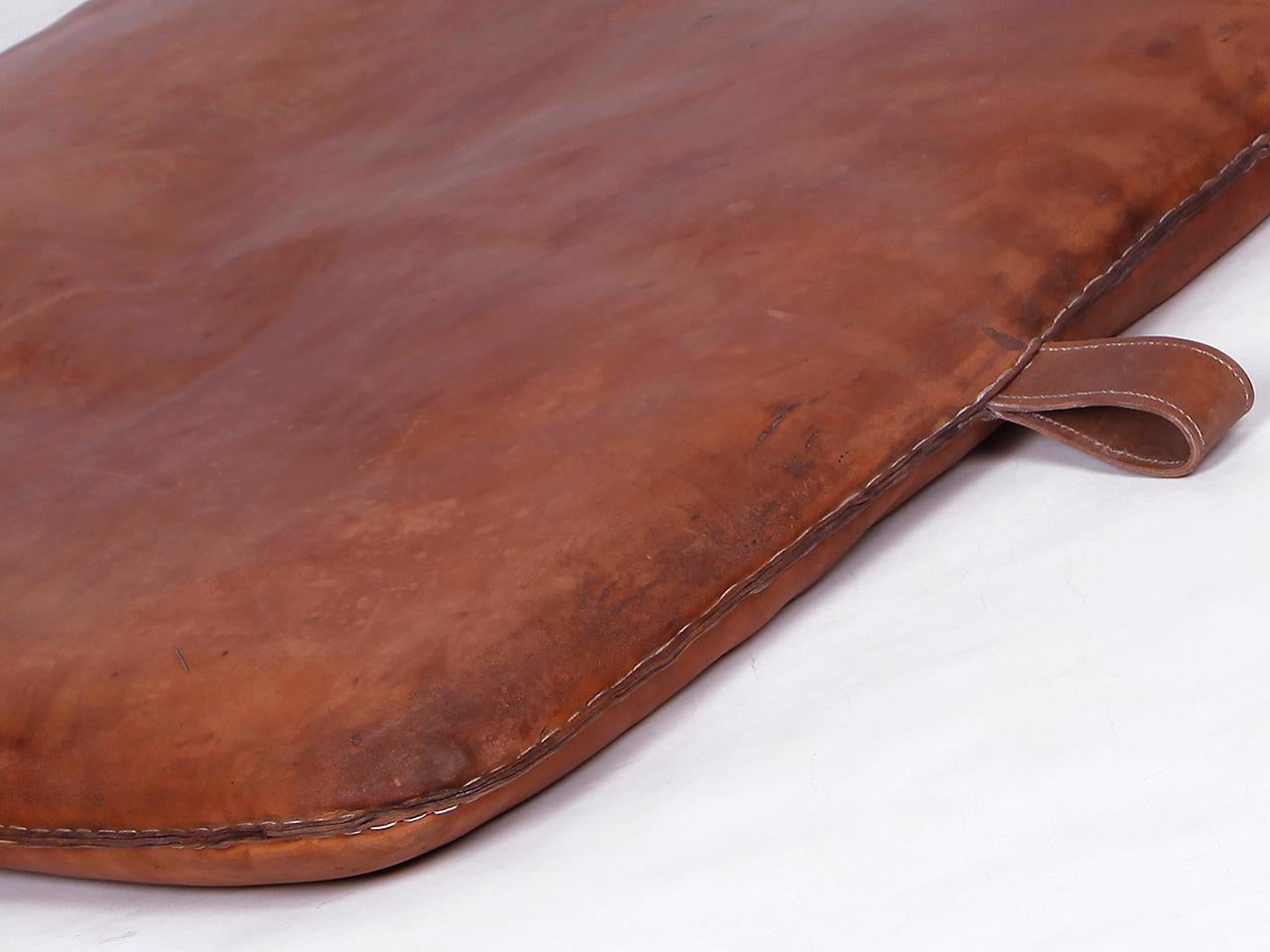 Industrial Czech Vintage Leather Gym Mat A, 1930s For Sale