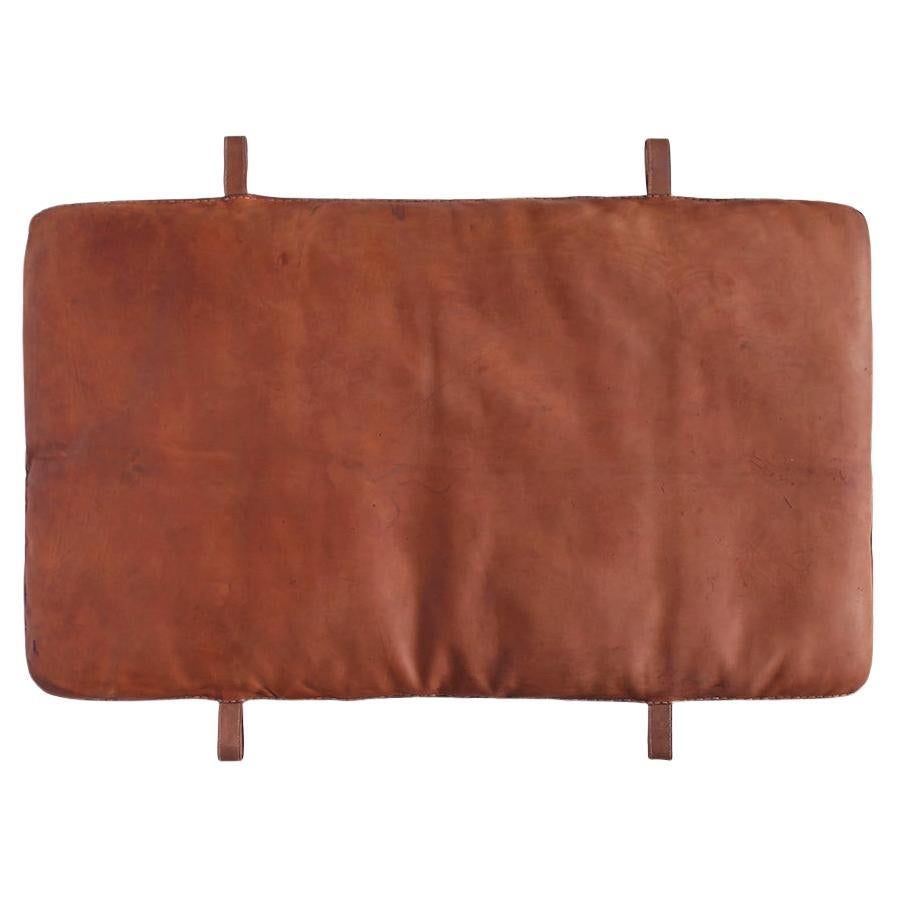 Czech Vintage Leather Gym Mat A, 1930s For Sale