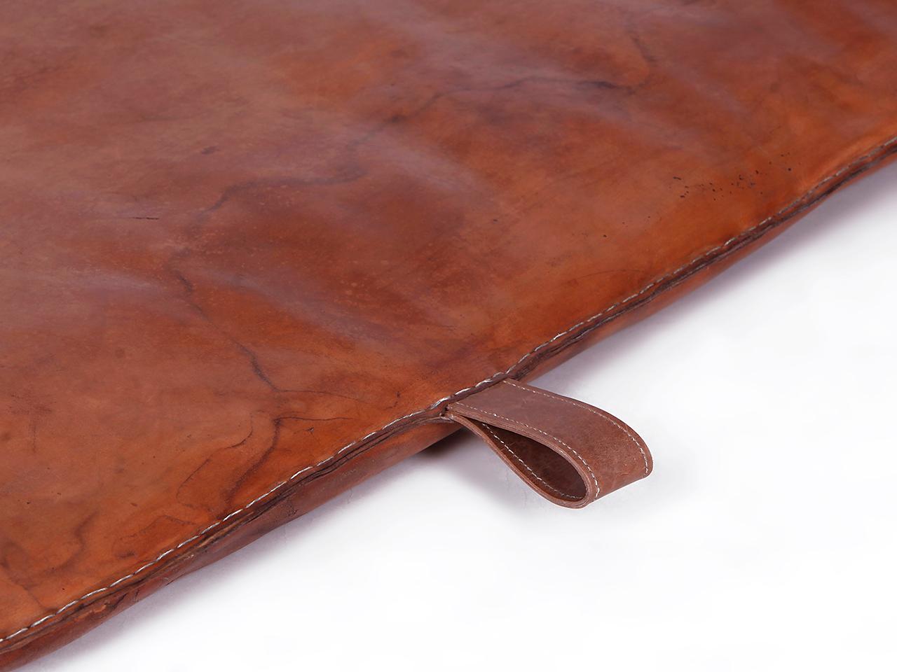 Industrial Czech Vintage Leather Gym Mat B, 1930s For Sale