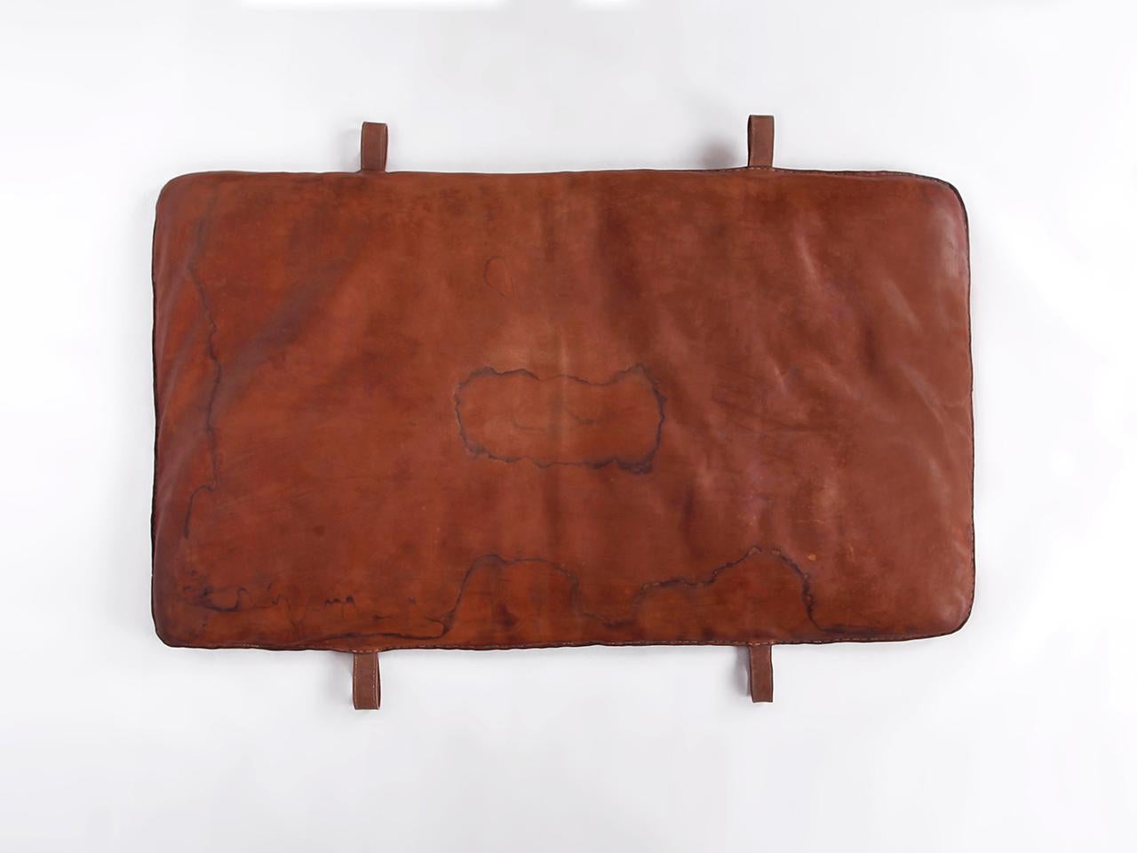 Czech Vintage Leather Gym Mat B, 1930s For Sale 1