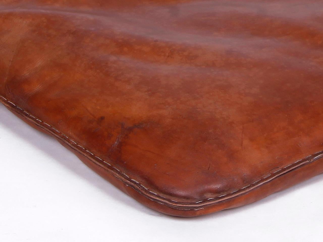 Czech Vintage Leather Gym Mat B, 1930s For Sale 3