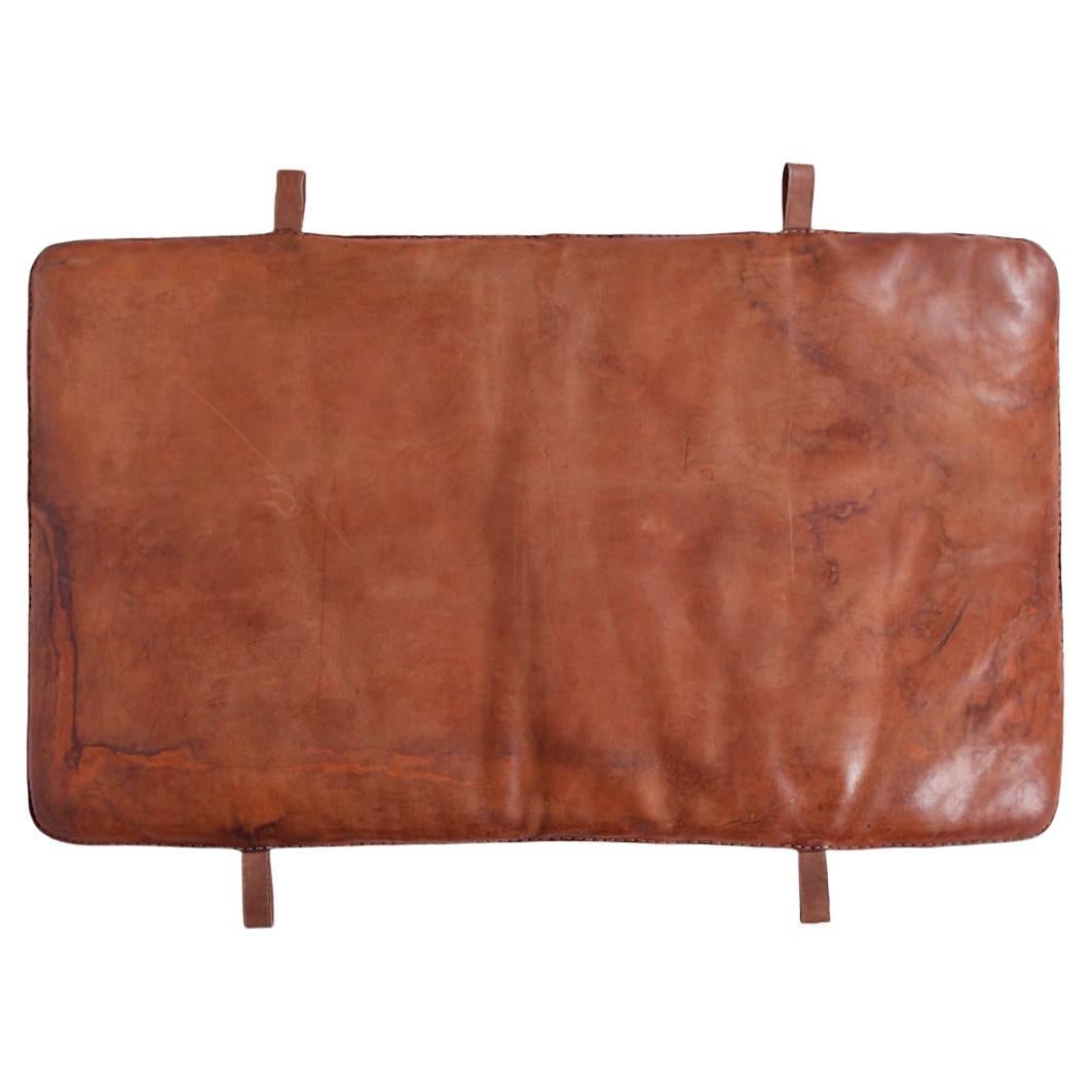 Czech Vintage Leather Gym Mat D, 1930s For Sale