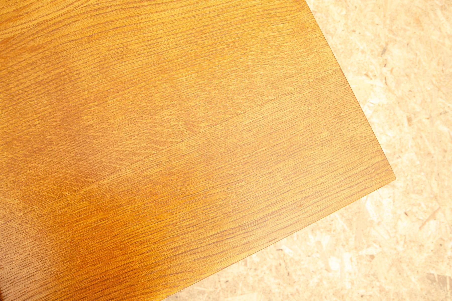 Escritorio modernista checoslovaco de cromo y madera, años 50, Europa en venta 9