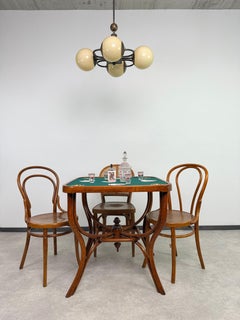 Czechoslovak Rondocubist / Art Deco Geometric Pendant Light