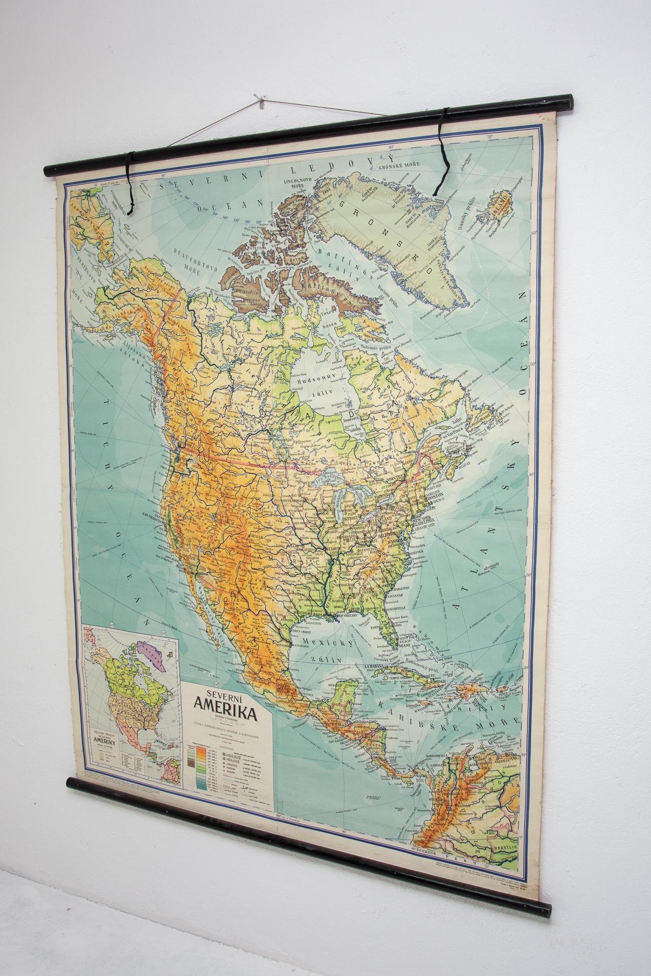 world map 1959