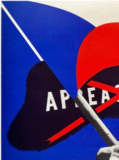 CZECHOSLOVAKIA WILL LIVE AGAIN Original Vintage WWII World War Propaganda Poster