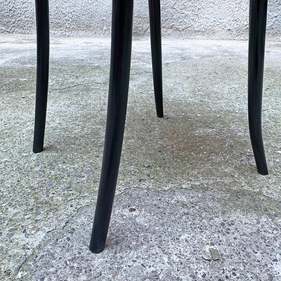 Czechoslovakian Antique Beech and Vienna Straw Chairs with Armrests, Ligna 1900 14