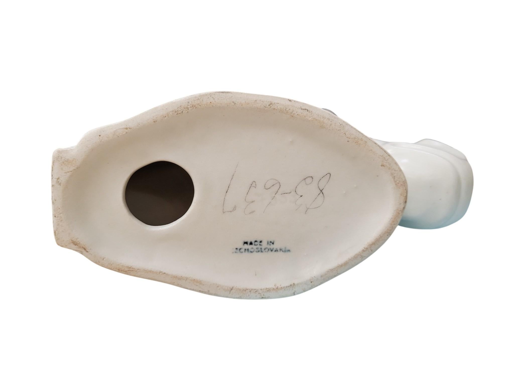 Busto di cavallo in porcellana di bisquit cecoslovacca, 1920-1960 circa in vendita 7