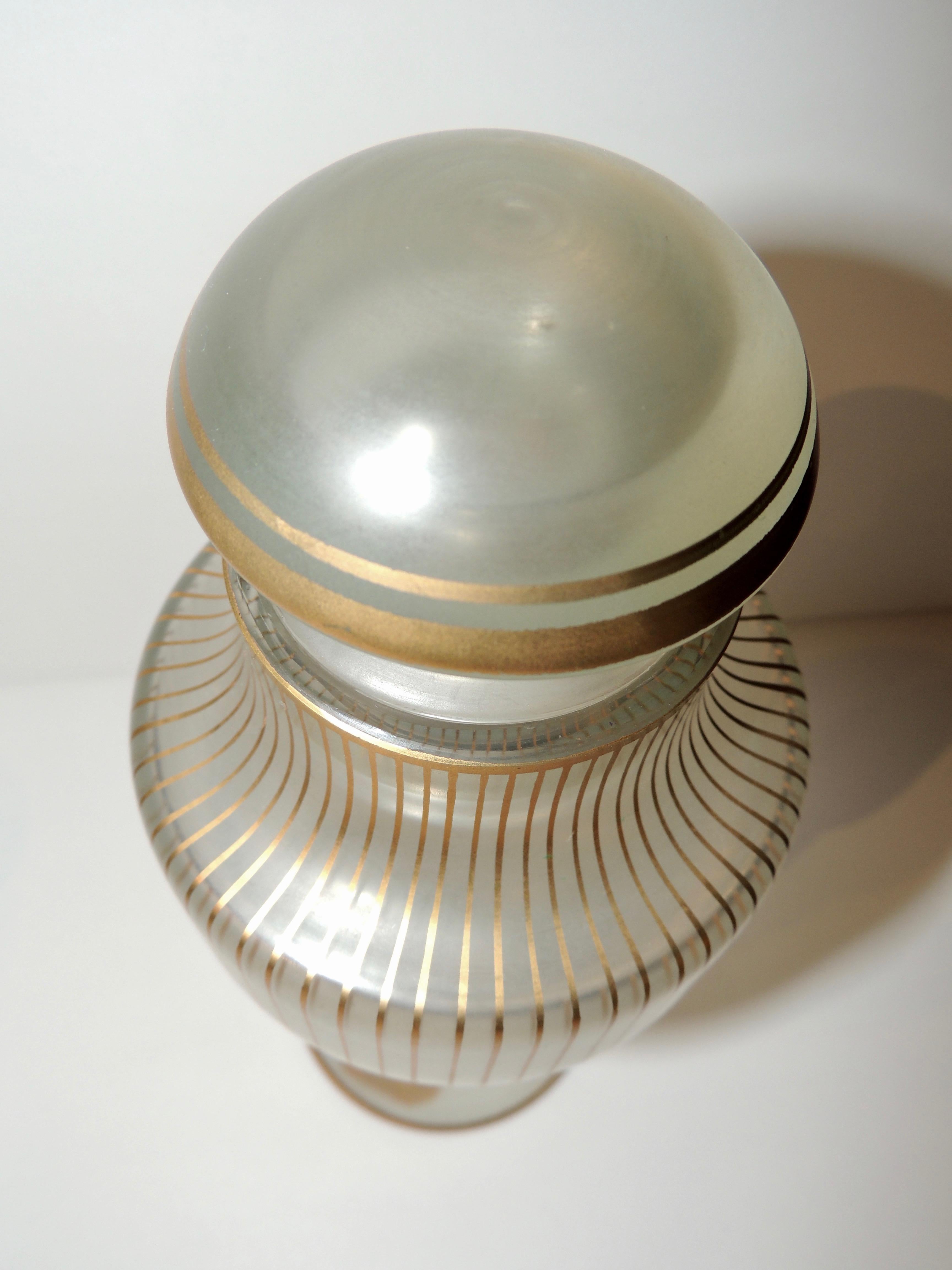 bohemia crystal decanter made in czechoslovakia
